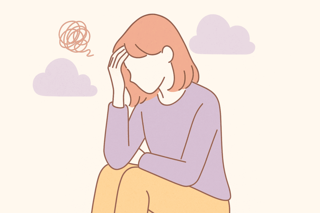 悩む女性