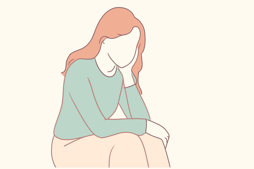 悩む女性