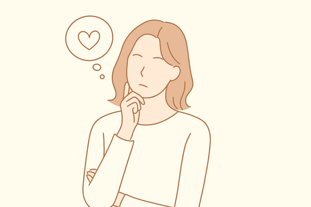 考える女性