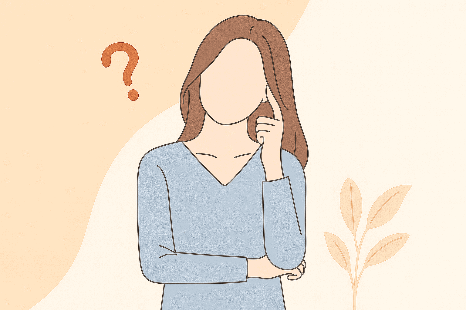 悩む女性